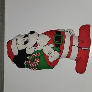 Vtg mickey mouse santa